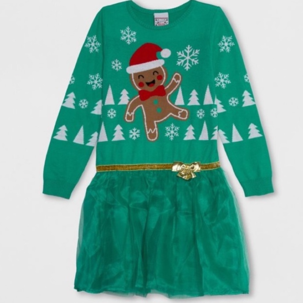 NWT Gingerbread man cookie dress